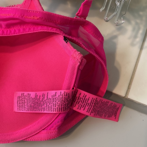💖BEYOND SEXY La Senza limited edition ribbon & jewel embellished bra 36A PINK - Picture 10 of 11
